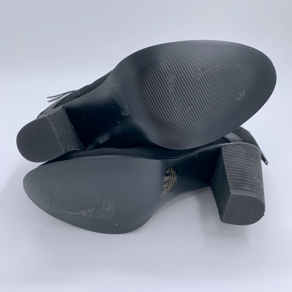 Black Suede Carlos Santana Boots - Picture 5 of 8